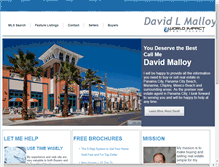 Tablet Screenshot of davidmalloy.com